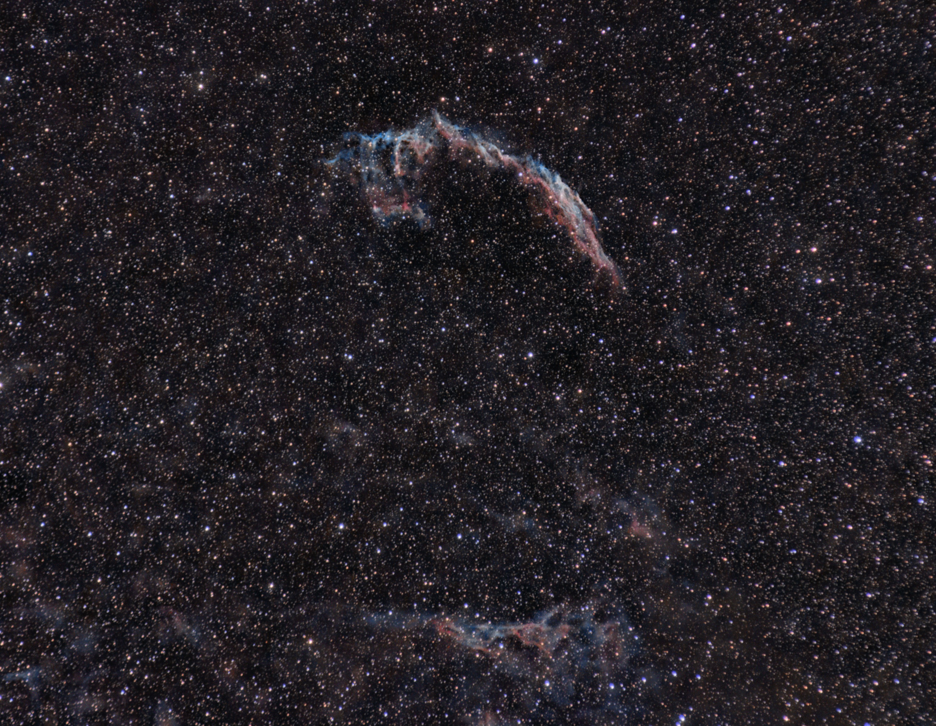 Eastern Veil Nebula — 1 Hour in Bortle 2